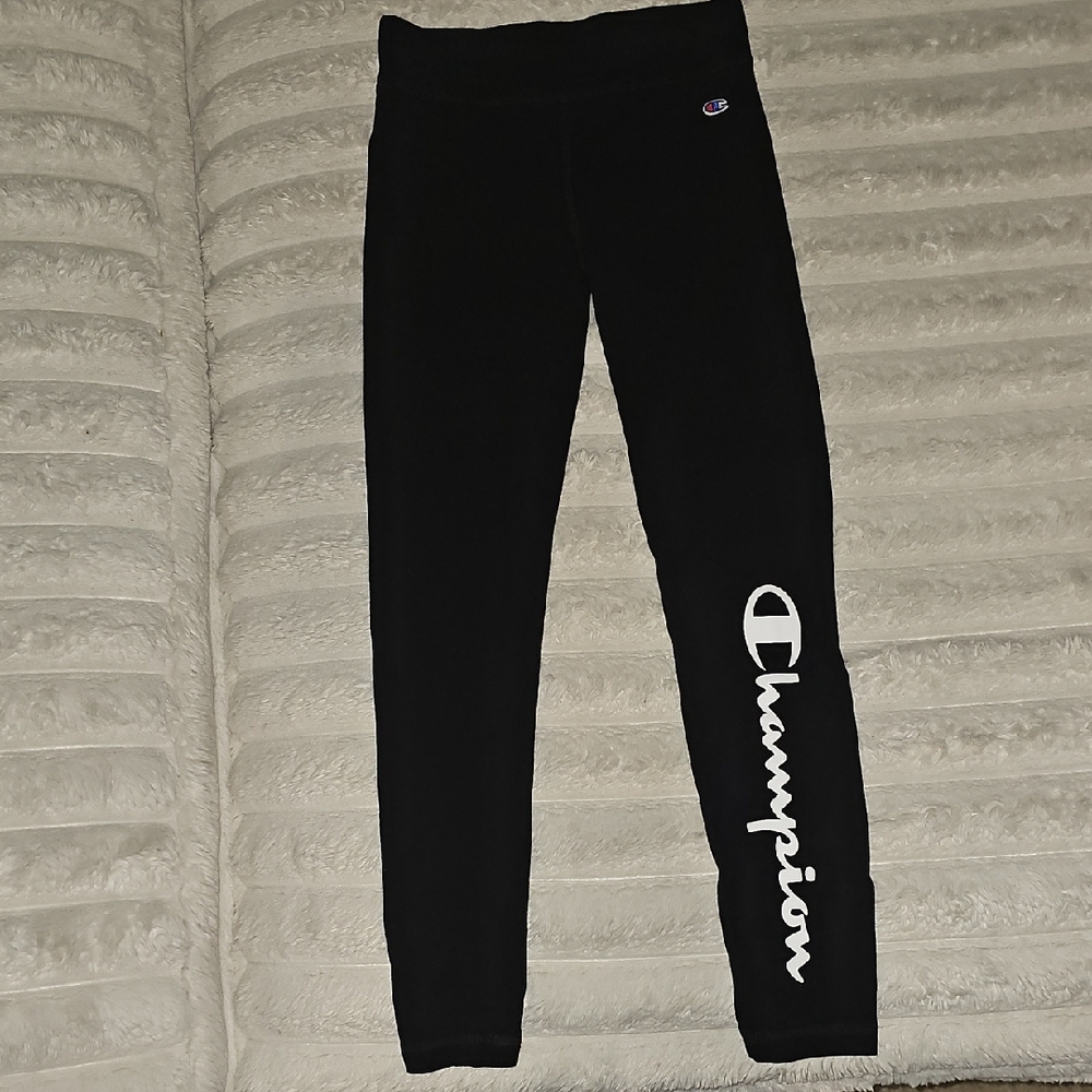 Champion Kids Leggings with Logo in Black and White